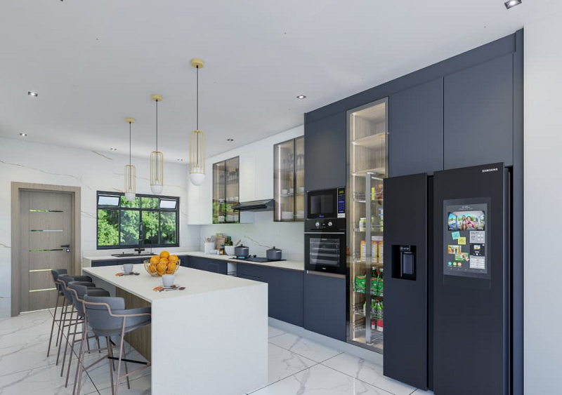 Engwave Kitchens fitted kitchen project in Harare