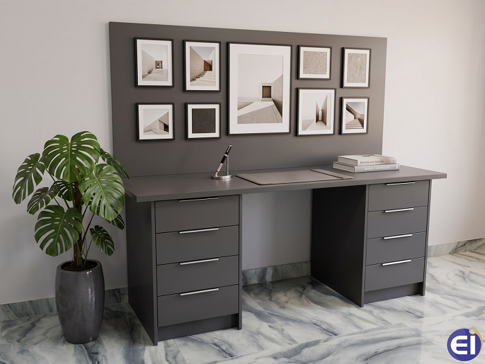Reading Desk and Media Wall by Engwave Kitchens